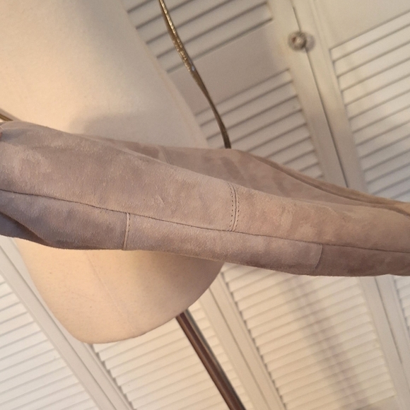 Rare Vtg Jasmin genuine suede leather snakeskin crossbody bag purse Hong Kong - Picture 4 of 7